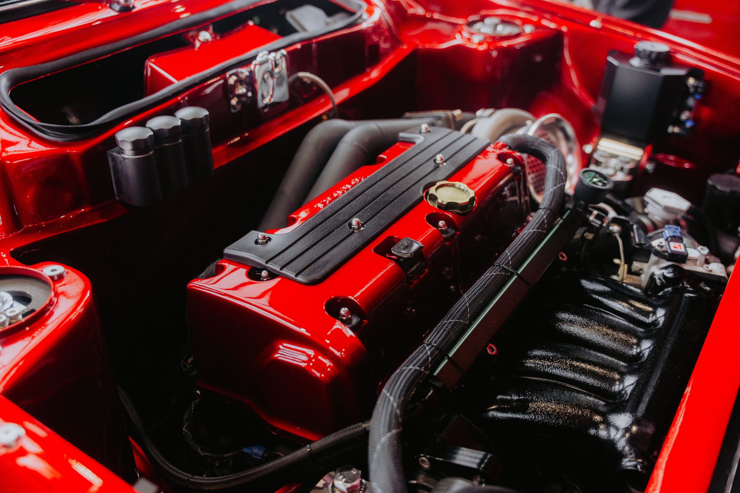 Vue détaillée moteur haute performance et composants